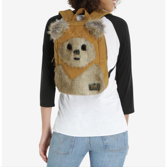 Loungefly Star Wars Ewok Wicket Backpack - Picture 13 of 14